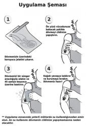 Tattoo Geçici Dövme Vücut Dövmesi 9x19 cm (siyah010) - Yang ve Desenler - 2