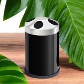 Set Üstü Diş Fırçalık Banyo Metal Diş Fırçası Kabı Kutusu Siyah - 6