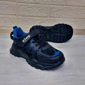 M.P one 232-3512 Siyah Sax Cırtlı Fuspetli Çocuk Spor Ayakkabı thumbnail 7