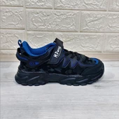 M.P one 232-3512 Siyah Sax Cırtlı Fuspetli Çocuk Spor Ayakkabı thumbnail 10