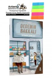 Dedemin Bakkalı Şermin Yaşar 200 Sayfa Karton Kapak 1 Adet Fosforlu Transparan Kitap Ayraç 1 Paket - 1