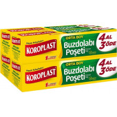 KOROPLAST ORTA BOY BUZDOLABI POŞETİ 4 AL 3 ÖDE - 1