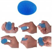 YUMURTA TOP, SİLİKON EL EGZERSİZ TOPU SİYAH (ÇOK SERT) - 3