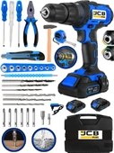 Projcb Plus Alman Blue Spartacus 398 Wf 20 Ah Bakır Sargılı J-4937 Çift Akülü Şarjlı Matkap 37 Pcs Komple Set - 1