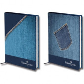 FABER CASTELL JEAN A5 CİLTLİ DEFTER 120 YP. ÇİZGİSİZ JEAN - 1