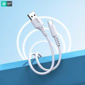 DVIP L14 6A 110W Fast Charging UsbA to Type-C Data ve Hızlı Şarj Kablosu 1M Beyaz - 2