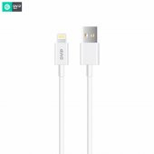 DVIP L33 6A 120W UsbA to Lightning Data ve Hızlı Şarj Kablosu 1M Beyaz - 2