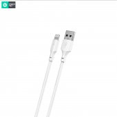 DVIP N13 2.4A UsbA to Lightning Kablolu Hızlı Şarj Aleti Set Beyaz thumbnail 2