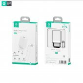 DVIP N13 2.4A UsbA to Lightning Kablolu Hızlı Şarj Aleti Set Beyaz thumbnail 4