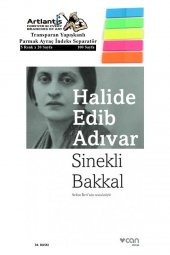Sinekli Bakkal Halide Edip Adıvar 475 Sayfa Karton Kapak 1 Adet Fosforlu Transparan Kitap Ayraç 1 Paket - 1