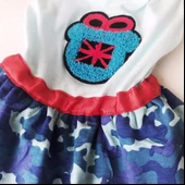 TEDDY BLUE KÖPEK ELBİSESİ  by Kemique  Köpek Kıyafeti - 4