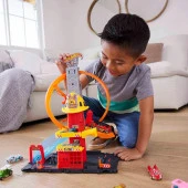 Hot Wheels Çember Pistli İftaiye İstasyonu Oyun Seti - 7