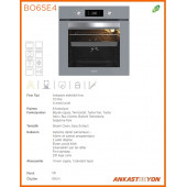 Silverline BO65E4S01 Gri Cam Ankastre Fırın 8 Programlı - 2