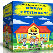 Okul Öncesi ve 1. Sınıflar Dikkat Eğitim Seti (3-8 YAŞ) - 1