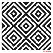 Cadence Home Decor Midi Stencil Boyama Şablonu 25x25 cm. HDM-146 - 1