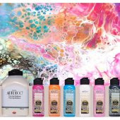 Artdeco Pouring Set 2 (500 ml Medyum, 6x140 ml Multi Surface Akrilik) - 1