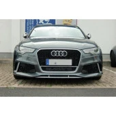 Audi A6 Rs6 Ön Panjur Izgara 2012 / 2014 Krom Siyah Quattro - 2