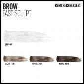 MAYBELLINE NEW YORK BROW FAST SCUPT KAŞ MASKARASI- 10 CLEAR - 4