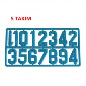 Kovan Numarası Plastik 5 Takım - 1