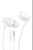 Polham  1.2 Metre 6D 3.5mm Mikrofonlu Kulaklık, Hifi Ses Destekli, Kulakiçi Silikonlu Kulaklık - 6