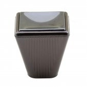 Mobilya Düğme Dolap Çekmece Kulpu Kulbu Plastik Füme Tek Vidalı Kulp thumbnail 1