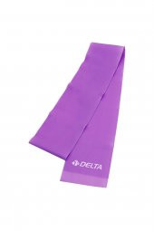 Delta Pilates Bandı Hafif Sert 120 x 7,5 Cm Egzersiz Direnç Lastiği (Uç Kısmı Açık) - 1