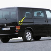 VW Transporter T4 1991-03 Sağ Sürgülü Kapı Rayı Uç Plastiği 701843884B - 1