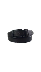 Fossil Kahve Düz Dikiş Suni Deri 3,5 cm Erkek Kemeri-130CM - 4