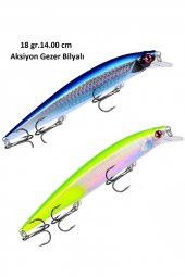 2 Adet 18gr 14cm Rapala Lures Sahte Balık Yemi Yapay Yem Suni Yem Maket Balık Jig Yem - 1