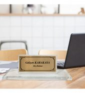 Kristal Cam Masa İsimliği HK2672 thumbnail 1