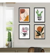 Yapışkanlı Sök Tak Siyah 2'li Çerçeve 20x30cm - 3