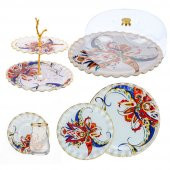 Glore Anemon 28 Parça Tea Time Cam Çay Seti 69693 - 1