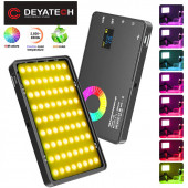 Deyatech RGB Led Işık 8500k 4000mAh Taşınabilir Fotoğraf & Video Çekim Youtube Tiktok Ambiyans Işığı - 5