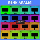 Deyatech RGB Led Işık 8500k 4000mAh Taşınabilir Fotoğraf & Video Çekim Youtube Tiktok Ambiyans Işığı - 7