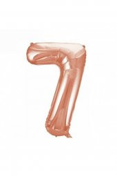 Rakam Balon Folyo 7 Rose Gold - 1