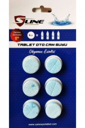 Cam Suyu Tableti 1 Adet Tablet 4 Litre Silecek Suyu 6 Adet - 1