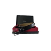 Fossil Siyah Düz Dikiş Hakiki Deri  3,5 cm Erkek Kemeri-115cm thumbnail 1