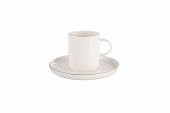 Porland Chopin Platin Tabaklı Çay Fincanı 200cc 04ALM007755 - 1