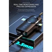 Daytona K9-C2 TYPE-C+Lightning kablosuz 2'li yaka mikrofonu (1Adet Kablosuz Alıcı + 2Adet Mikrofon) (3-in-1) thumbnail 4