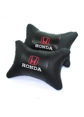Honda Lüks Deri Oto Yastık Boyun Yastığı - 2
