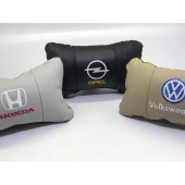 Honda Lüks Deri Oto Yastık Boyun Yastığı - 4