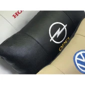 Honda Lüks Deri Oto Yastık Boyun Yastığı - 6