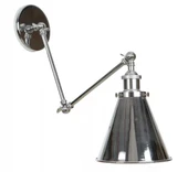 DYLİGHT Retro Metal Dekoratif Krom Akrobatik Mafsallı Rustik Duvar Aplik thumbnail 1