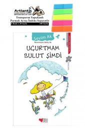 Uçurtmam Bulut Şimdi Sevim Ak 85 Sayfa Karton Kapak 1 Adet Fosforlu Transparan Kitap Ayraç 1 Paket - 1