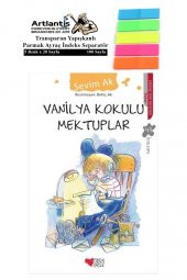 Vanilyalı Kokulu Mektuplar Sevim Ak 117 Sayfa Karton Kapak 1 Adet Fosforlu Transparan Kitap Ayraç 1 Paket - 1