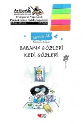 Babamın Gözleri Kedi Gözleri Sevim Ak 117 Sayfa Karton Kapak 1 Adet Fosforlu Transparan Kitap Ayraç 1 Paket - 1