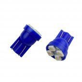 Space Dekoratif Led Ampul T10-2x4 SMD Led Mavi 12V/LAAM117-2-12 - 1