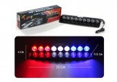 Space Flaş Led Çakarlı 27W Kırmızı-Beyaz-Mavi 8 Fonksiyonlu / LAPA175 - 1