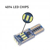 Dekoratif led ampul T10-15SMD 4014 CANBUS 12V çift beyaz / LAAM862 - 2