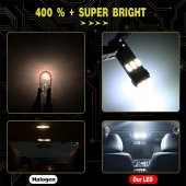 Dekoratif led ampul T10-15SMD 4014 CANBUS 12V çift beyaz / LAAM862 - 3